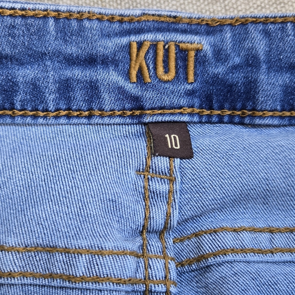 Kut From The Kloth Boyfriend Women's Light Blue Denim Jeans - Picture 6 of 7